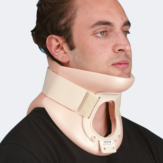 Camp Collare Philadelphia Cervicale bivalve in polietilene con foro tracheale 961