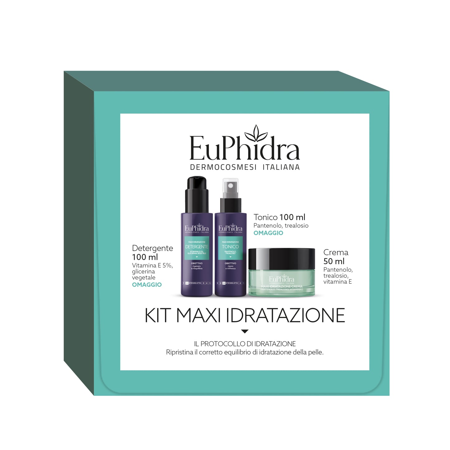 Euphidra Cofanetto Kit Maxi Idratazione