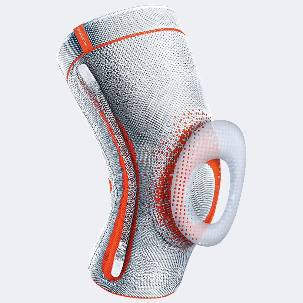 7181 Genu Hit Supreme Ginocchiera con stabilizzatore rotuleo e stecche