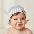 Chicco Cappellino Neonato a Righe Blu e Bianco