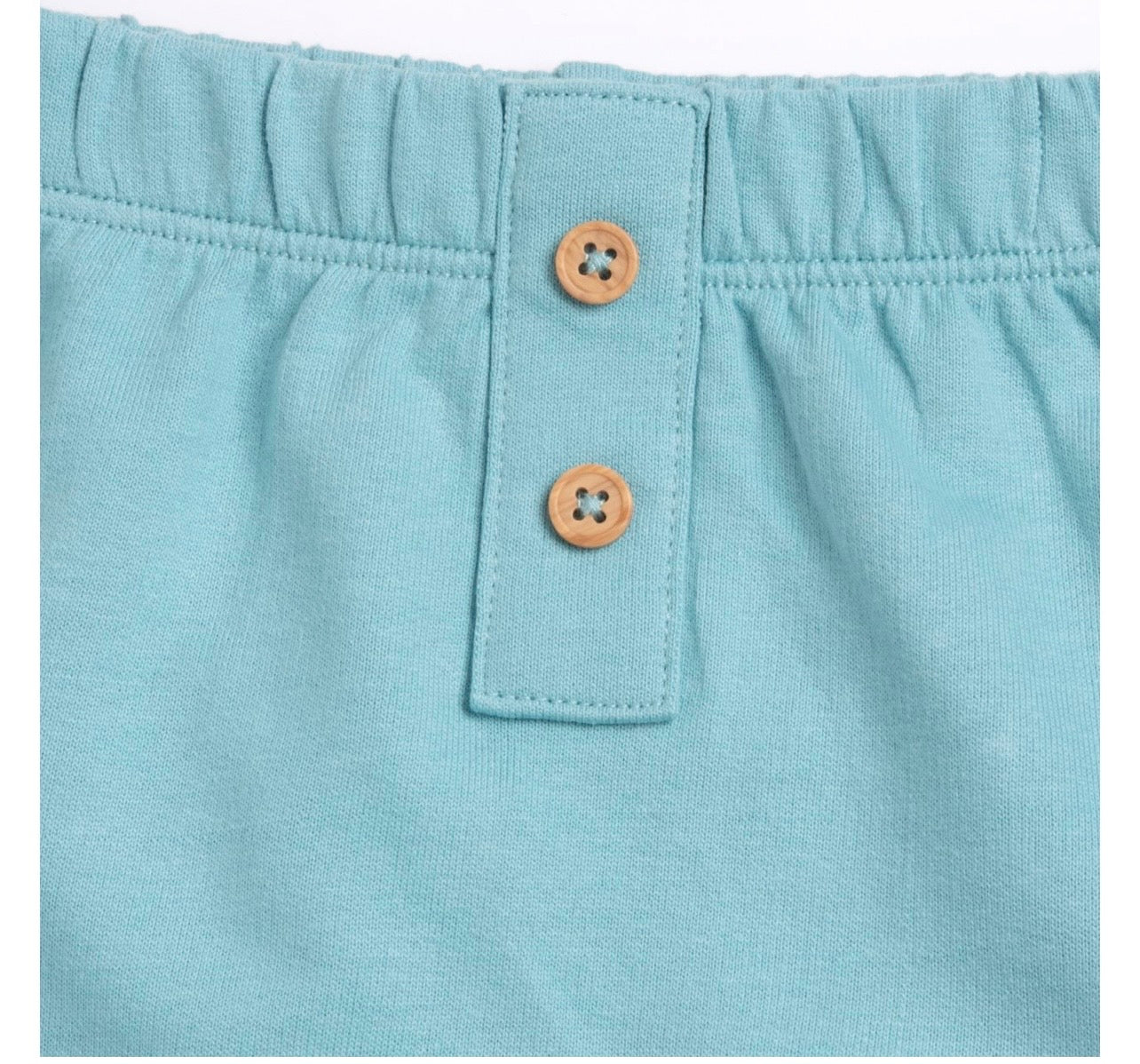 Pantaloni bambina My First Chicco con Bottoni Verde Acqua