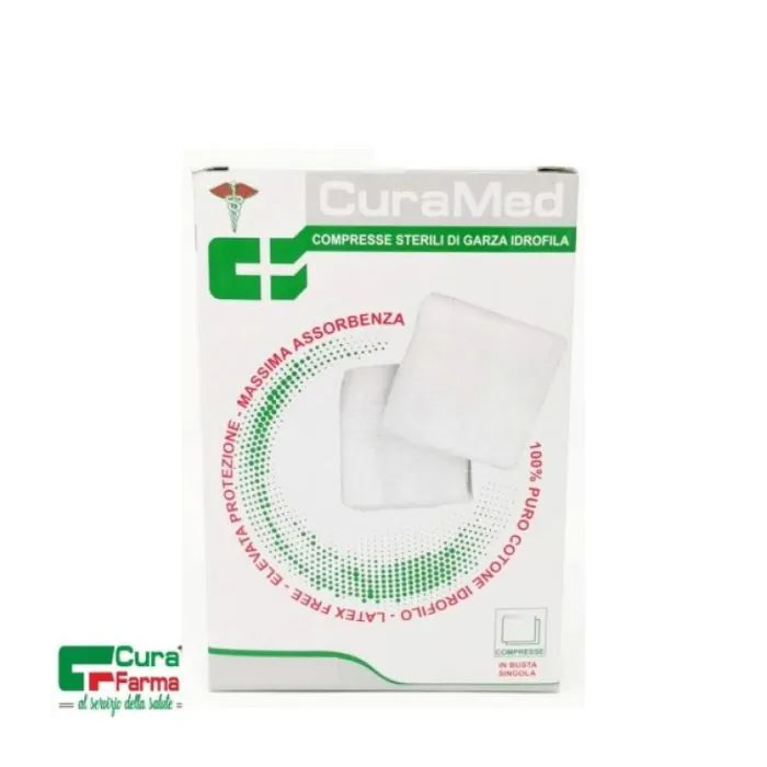 Curamed Garza Compressa Adesiva Sterile 10x15 cm