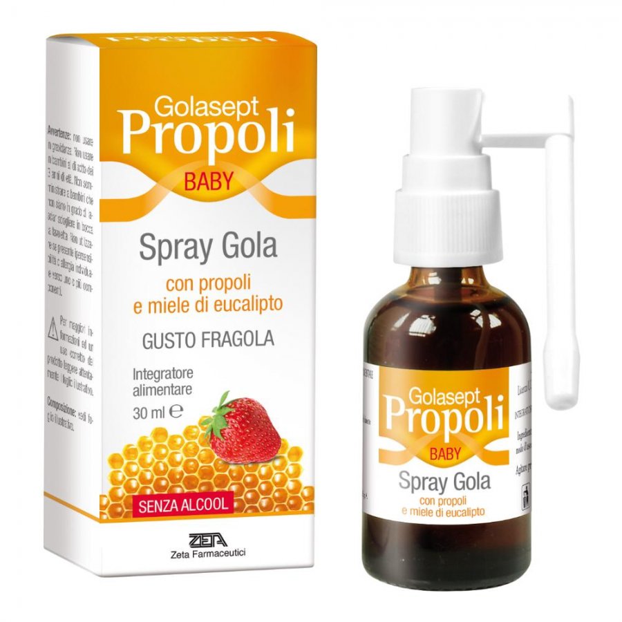 Golasept Propoli Baby Spray Gola 30ml - Gusto Fragola
