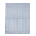 Copertina Chicco Neonato con Ricamo Orsetto - Bianca e Blu a Righe