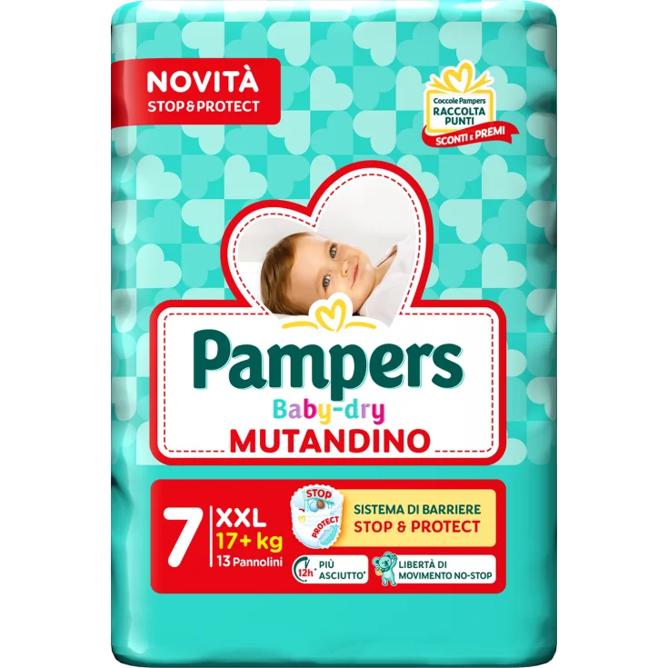 Pampers Mutandino Baby Dry XXL Pampers 13 Pezzi