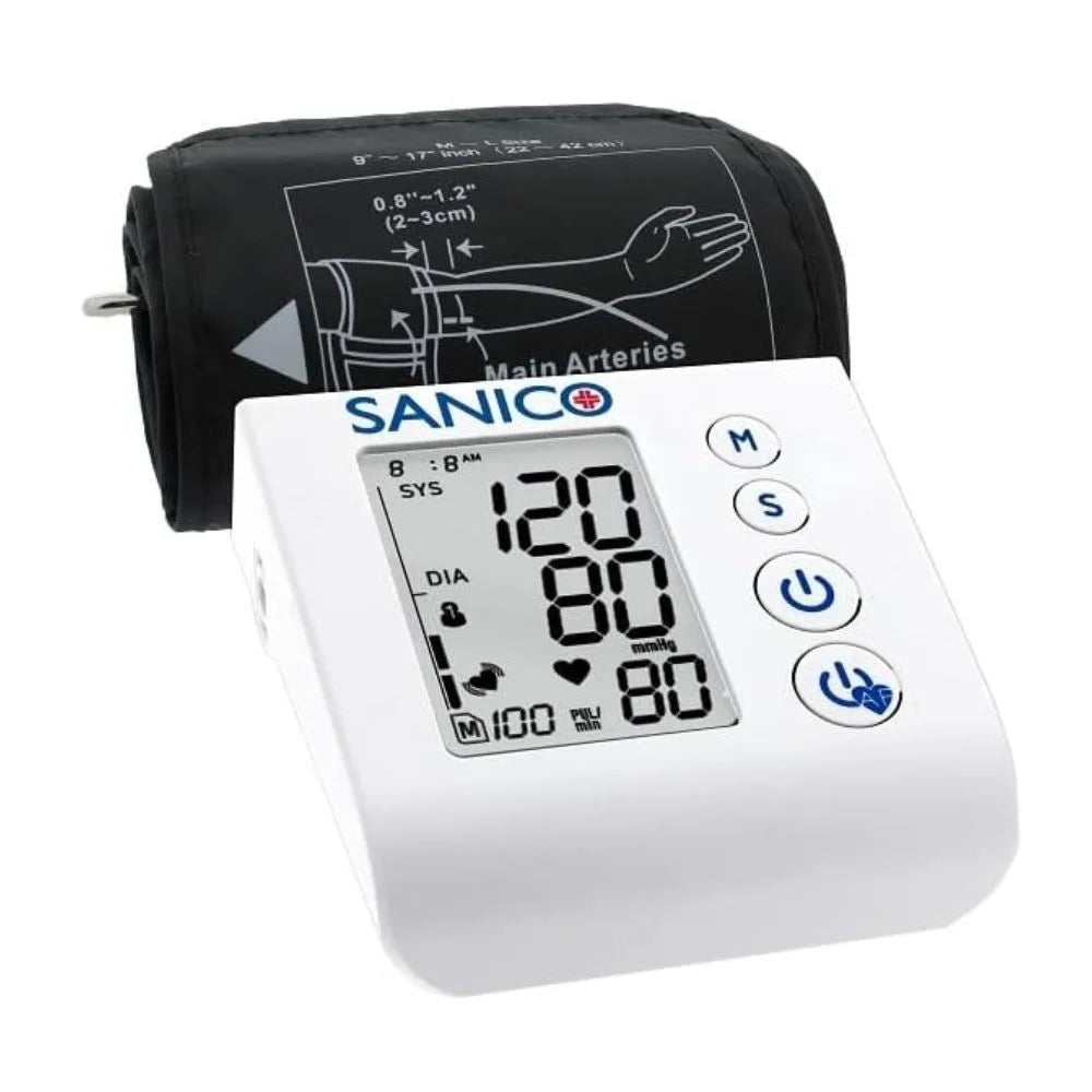 Sanico Misuratore di Pressione con Rilevamento AFib
