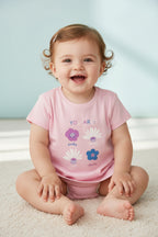 Chicco Maglietta Rosa bambin con Fiori Design Pretty & Sweety