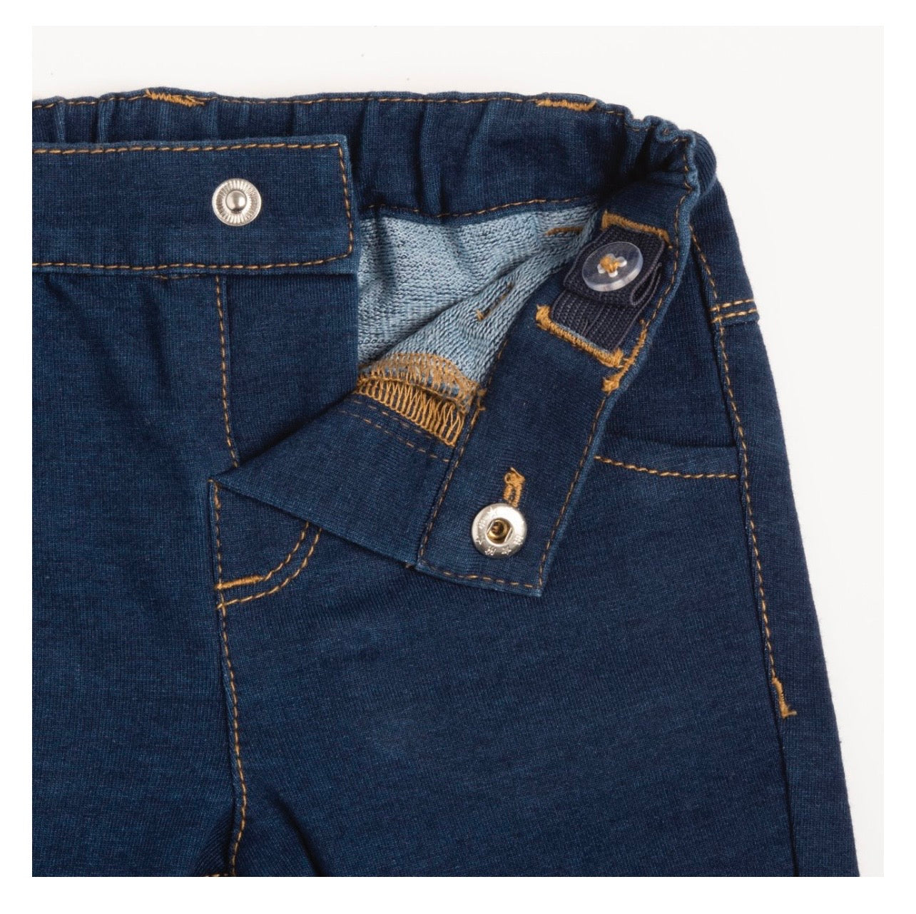 Chicco Jeans Bambino Blu Navy con Ricamo Just Hugs
