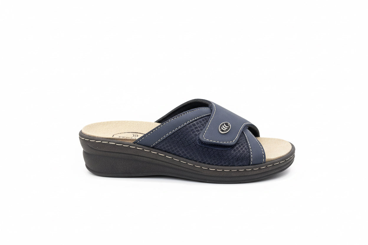 Itersan Pantofola Ortopedica Donna Blu Navy
