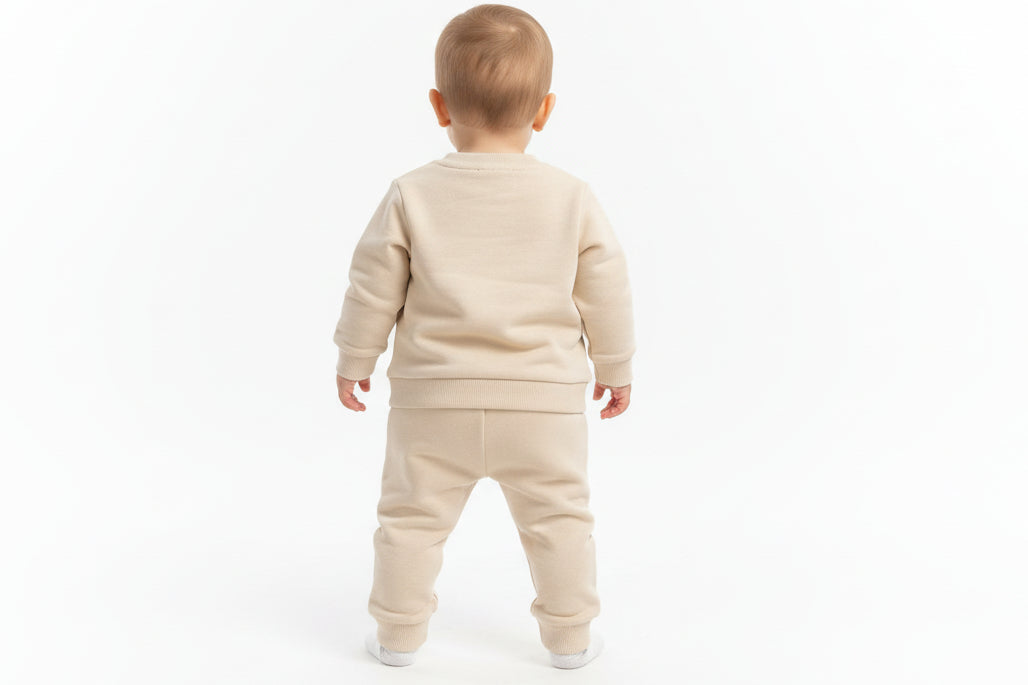 Chicco Completo bimbo Jungle Crew Felpa e Pantalone in Cotone