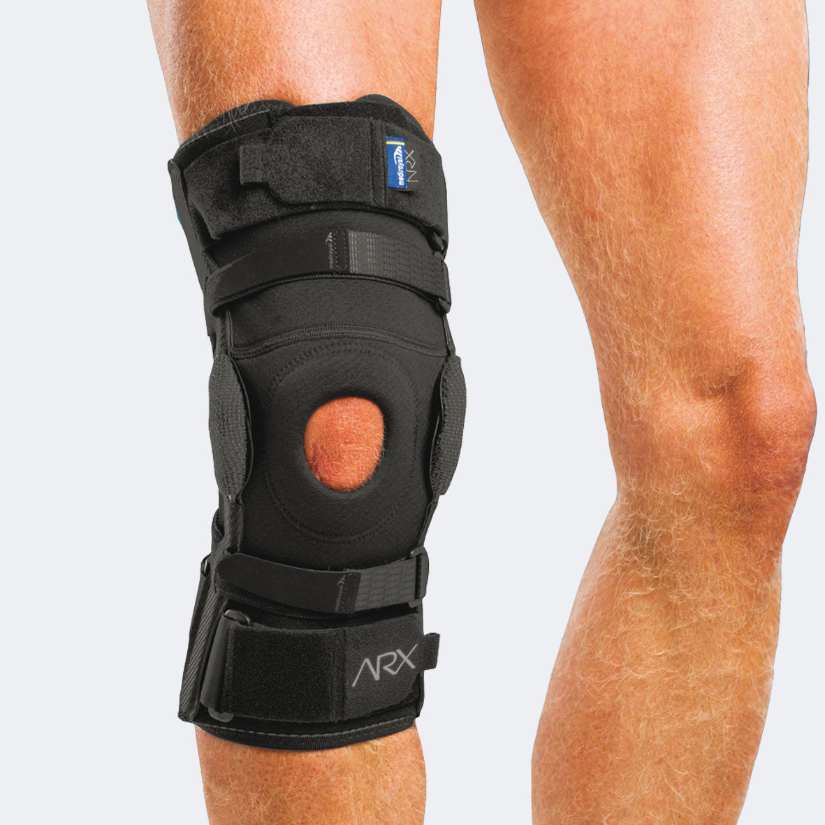 ARX 311 Ginocchiera tubolare con stabilizzatore rotuleo e articolazioni policentriche regolabili