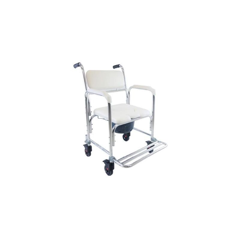 Comoda WC e Doccia in Alluminio con Ruote Termigea SE18