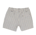 Chicco Completo Polo e Bermuda Bambino Bianco con Righe Blu