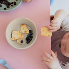 Bibs Set piatto per la pappa Piatto+Ciotola con coperchio