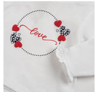 Chicco Maglietta Neonata Love con Cuori e Volant