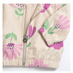 Chicco Giacca Bambina con Fiori Panna Rosa Fucsia