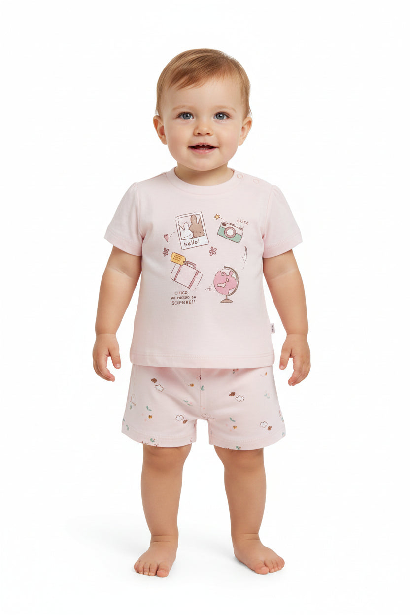 Chicco Completo Neonata 2 Pezzi Rosa - Un Mondo da Scoprire