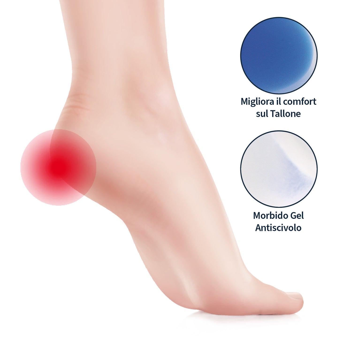 Tecniwork rialzo tallone anti-shock