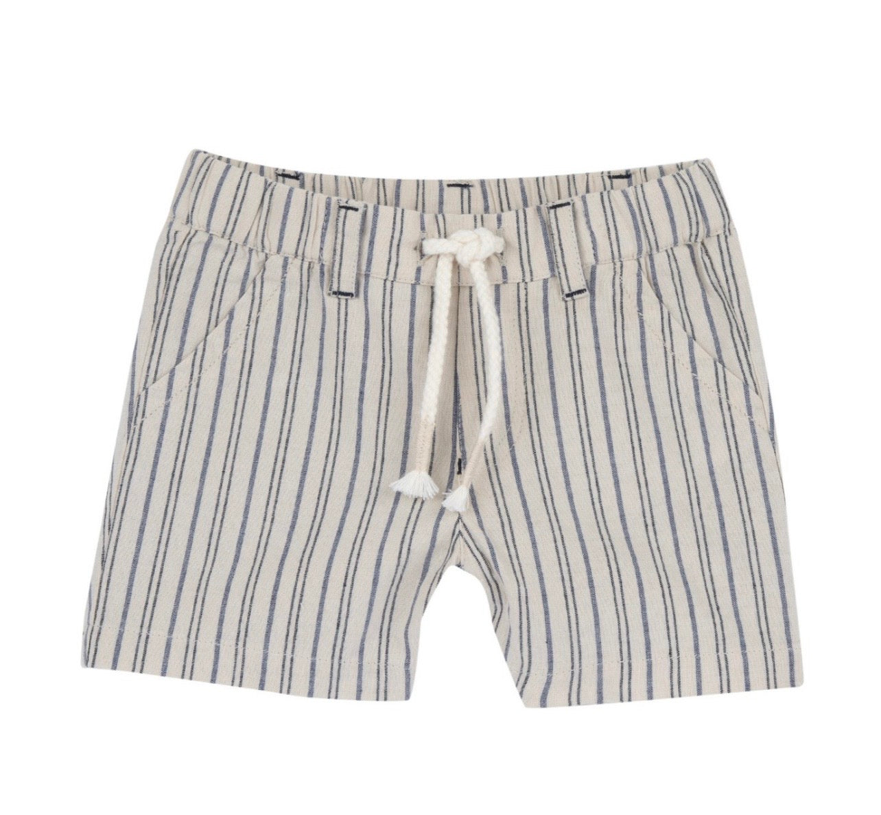 Chicco Completo Polo e Bermuda Bambino Bianco con Righe Blu