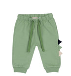 Chicco Pantalone Bambino Verde Salvia con Cresta Dinosauro