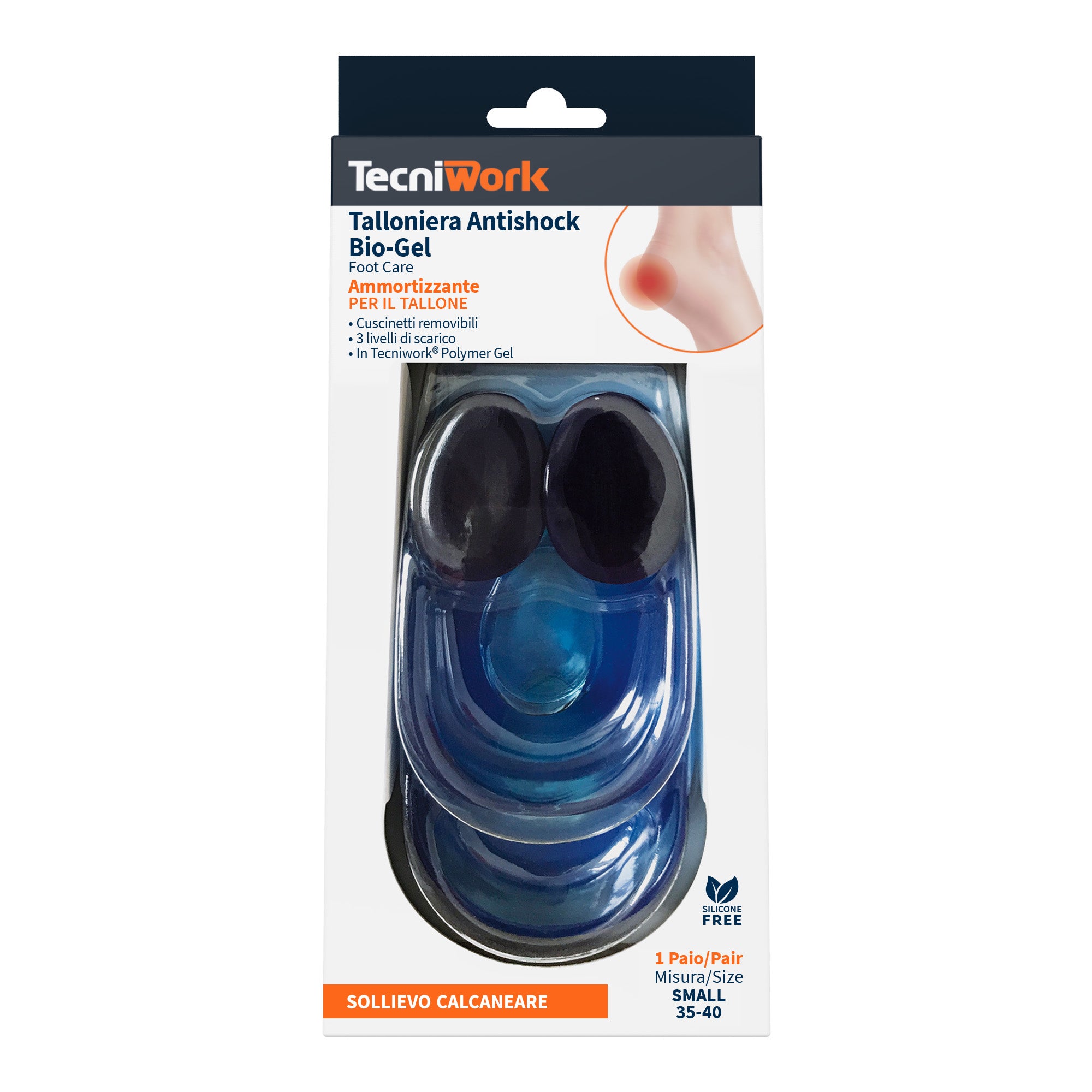 Tecniwork talloniera antishock per spina calcaneare