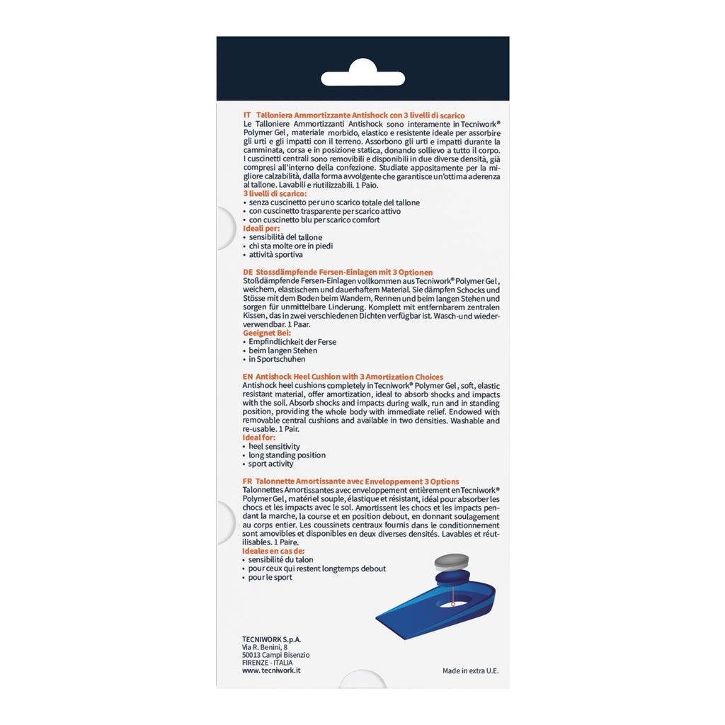 Tecniwork talloniera antishock per spina calcaneare
