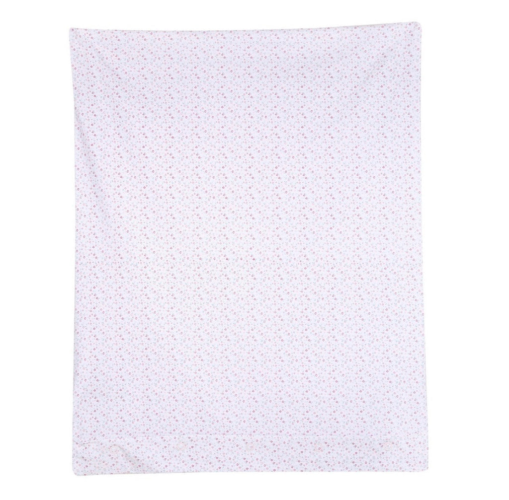 Chicco Coperta Neonata con Ricamo Coniglietti Rosa e Bianca
