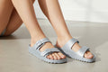 Scholl Bahia Eva Ciabatta Donna Argento