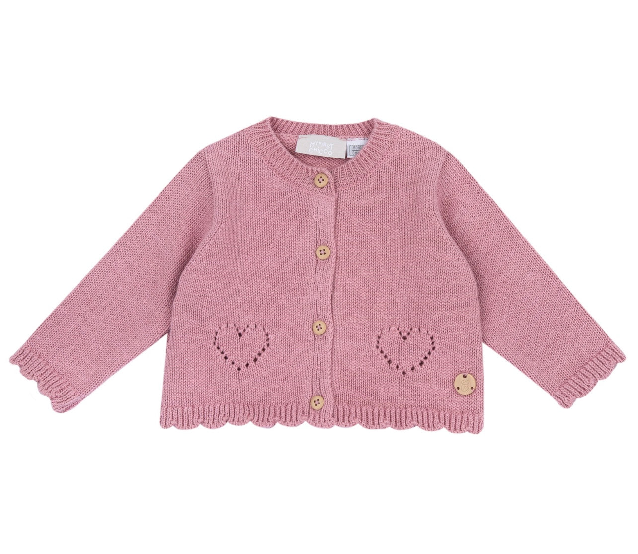 Chicco Cardigan in filo Rosa