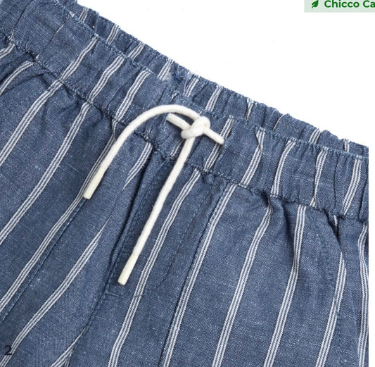Chicco pantalone corto rigato