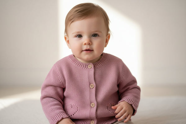 Chicco Cardigan in filo Rosa