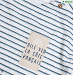 Maglietta mezza manica a righe