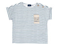 Maglietta mezza manica a righe