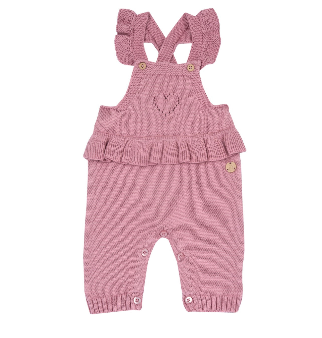 Chicco salopette in filo Rosa