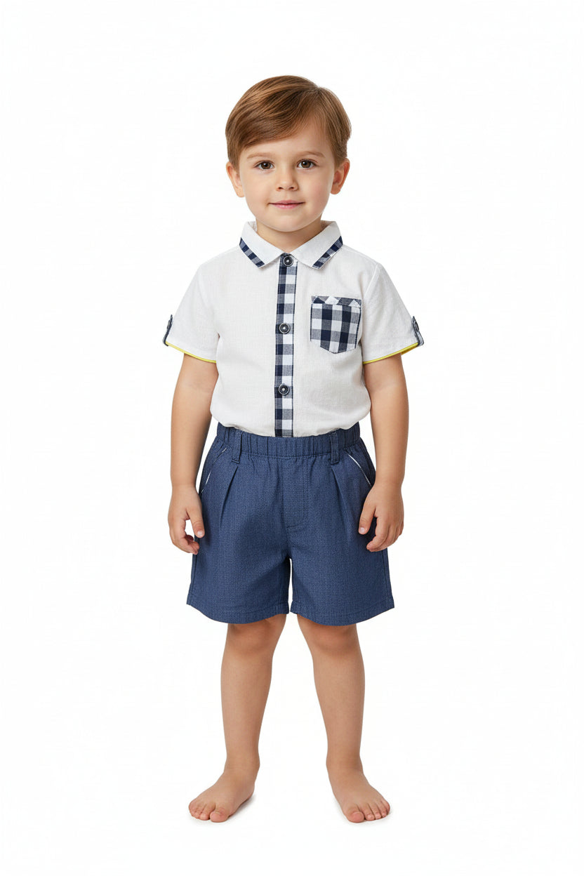 Luglio Completo Estivo Bambino Polo e Bermuda