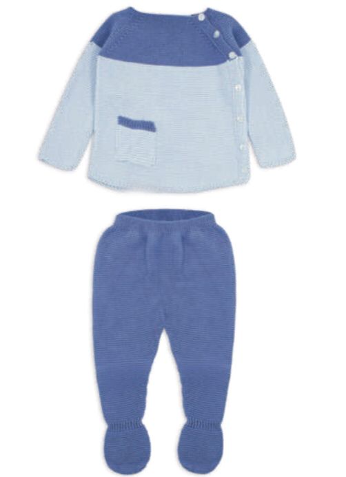 Luglio Completo Nascita in Filo con bottoncini laterali