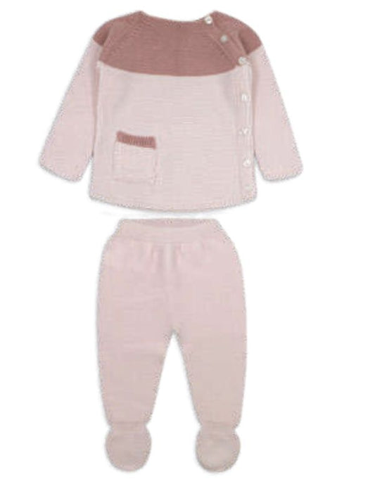 Luglio Completo Nascita in Filo con bottoncini laterali