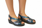 Gileplant Sandalo con Cinturino Blu