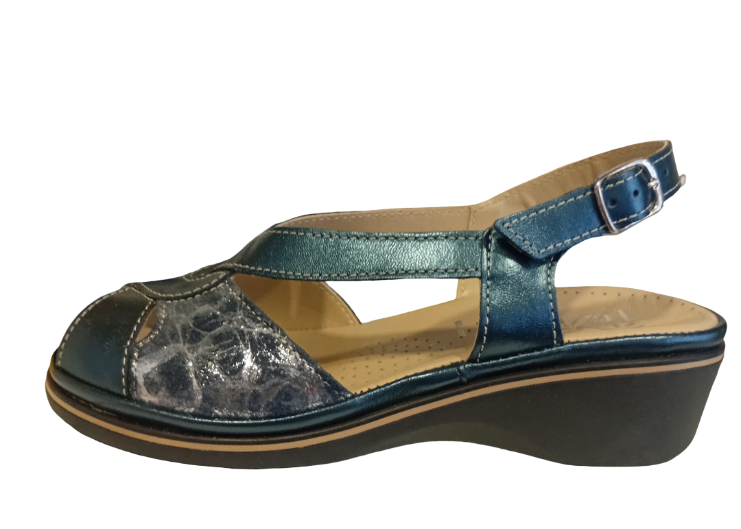 Gileplant Sandalo con cinturino Blu