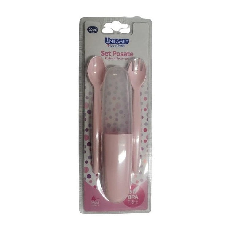 Unifamily Set Posate con Custodia BPA Free