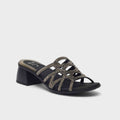 Nisida Microfibre+Strass Nero