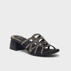 Nisida Microfibre+Strass Nero