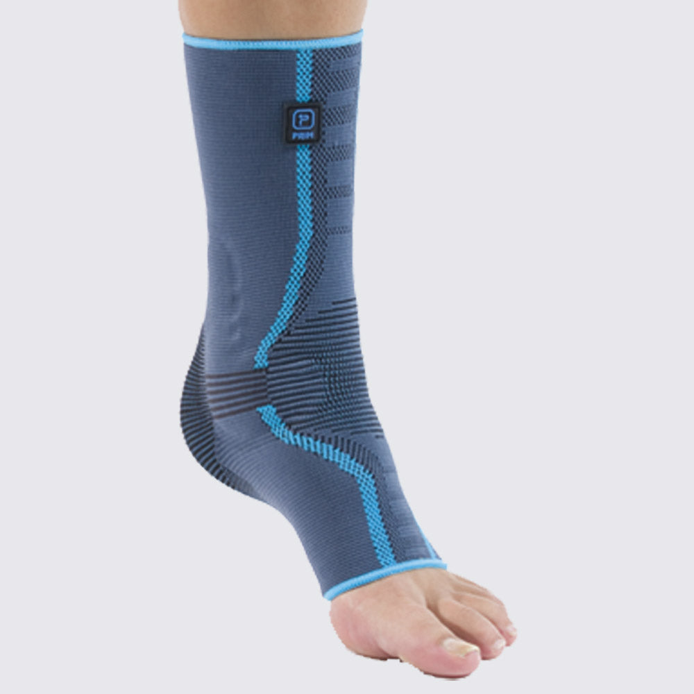 Cavigliera elastica con supporti malleolari in silicone