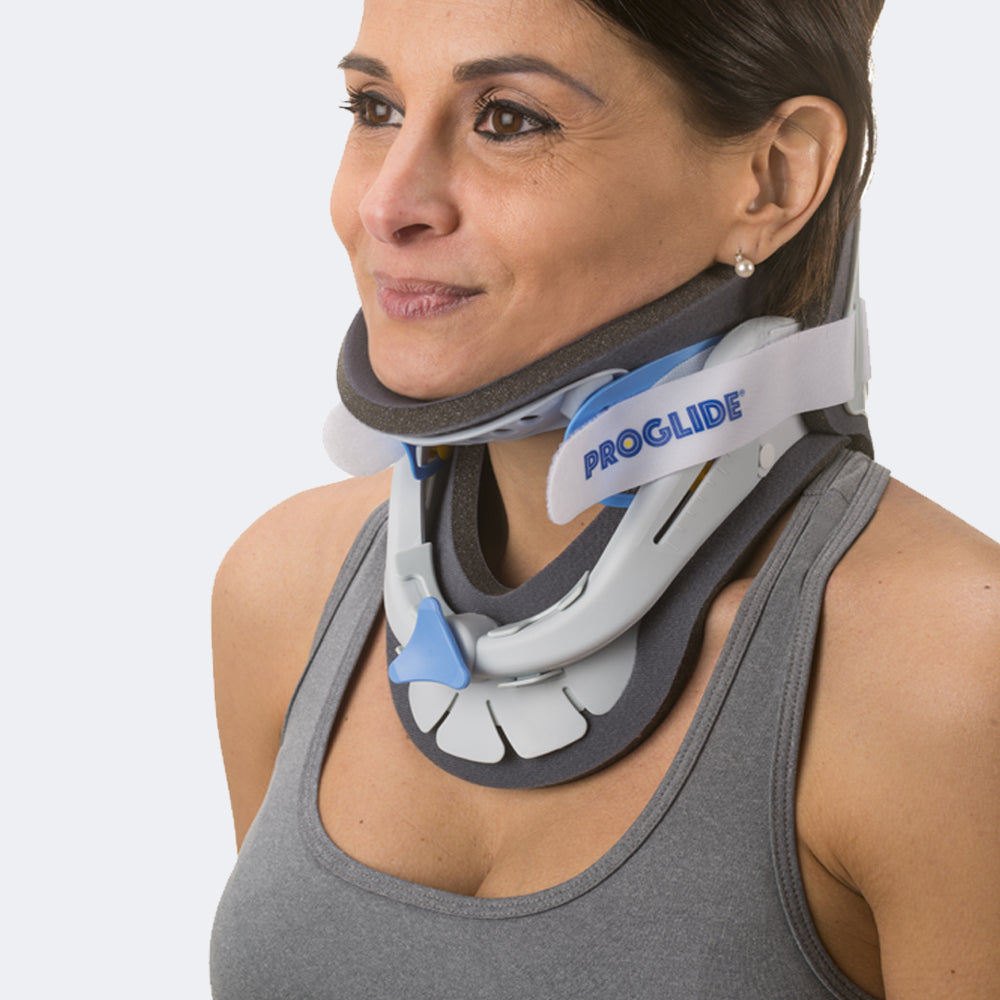 Tielle Camp Proglide PG172 Tutore cervicale bivalve regolabile in altezza
