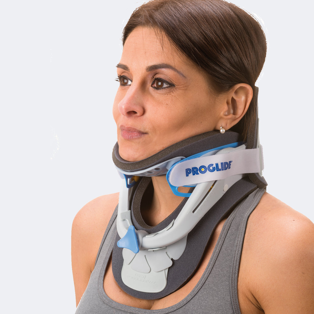 Tielle Camp Proglide PG174 Tutore cervicale bivalve regolabile in altezza