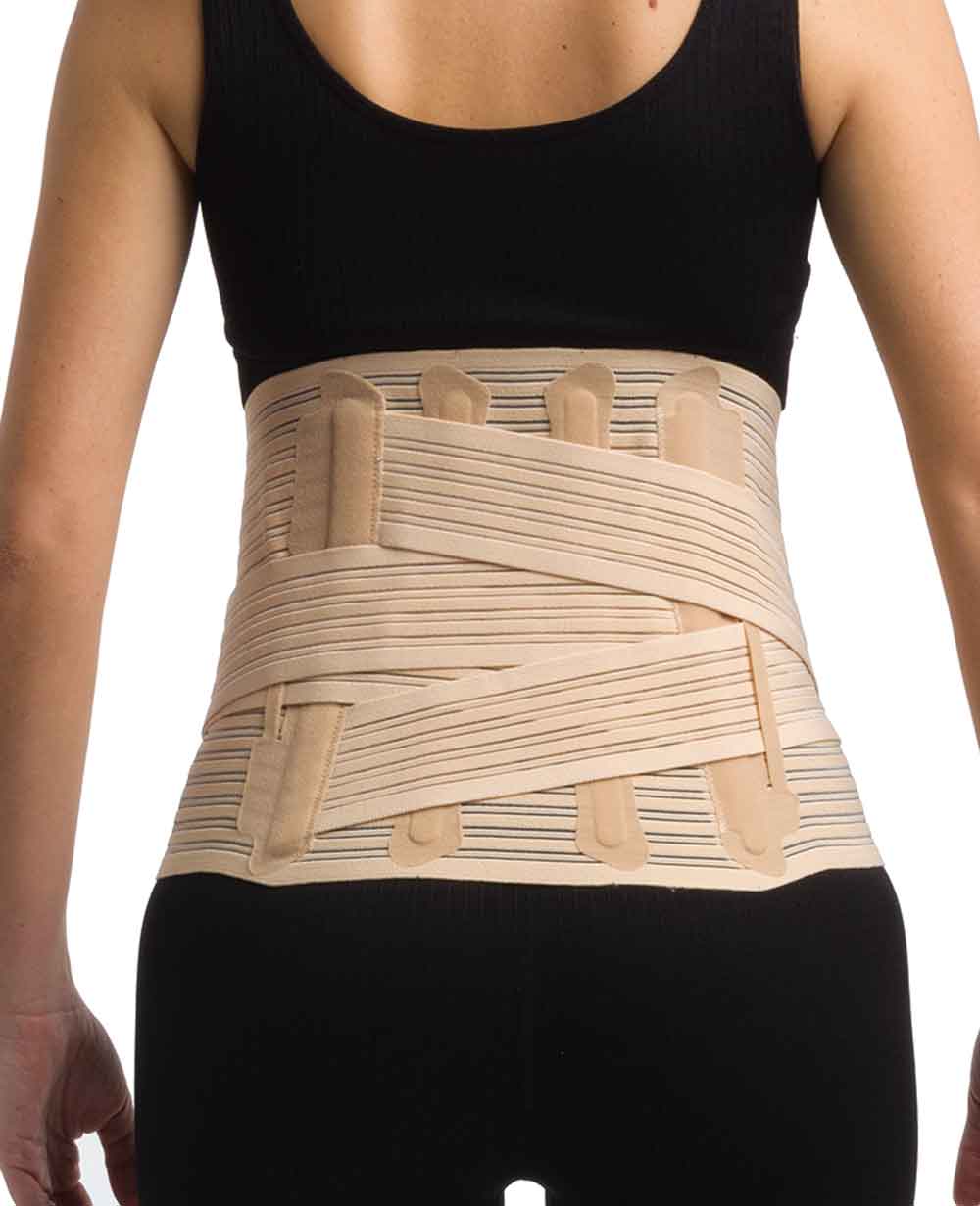 Camp Corsetto elastico lombosacrale con rinforzi paravertebrali e tiranti pelvici
