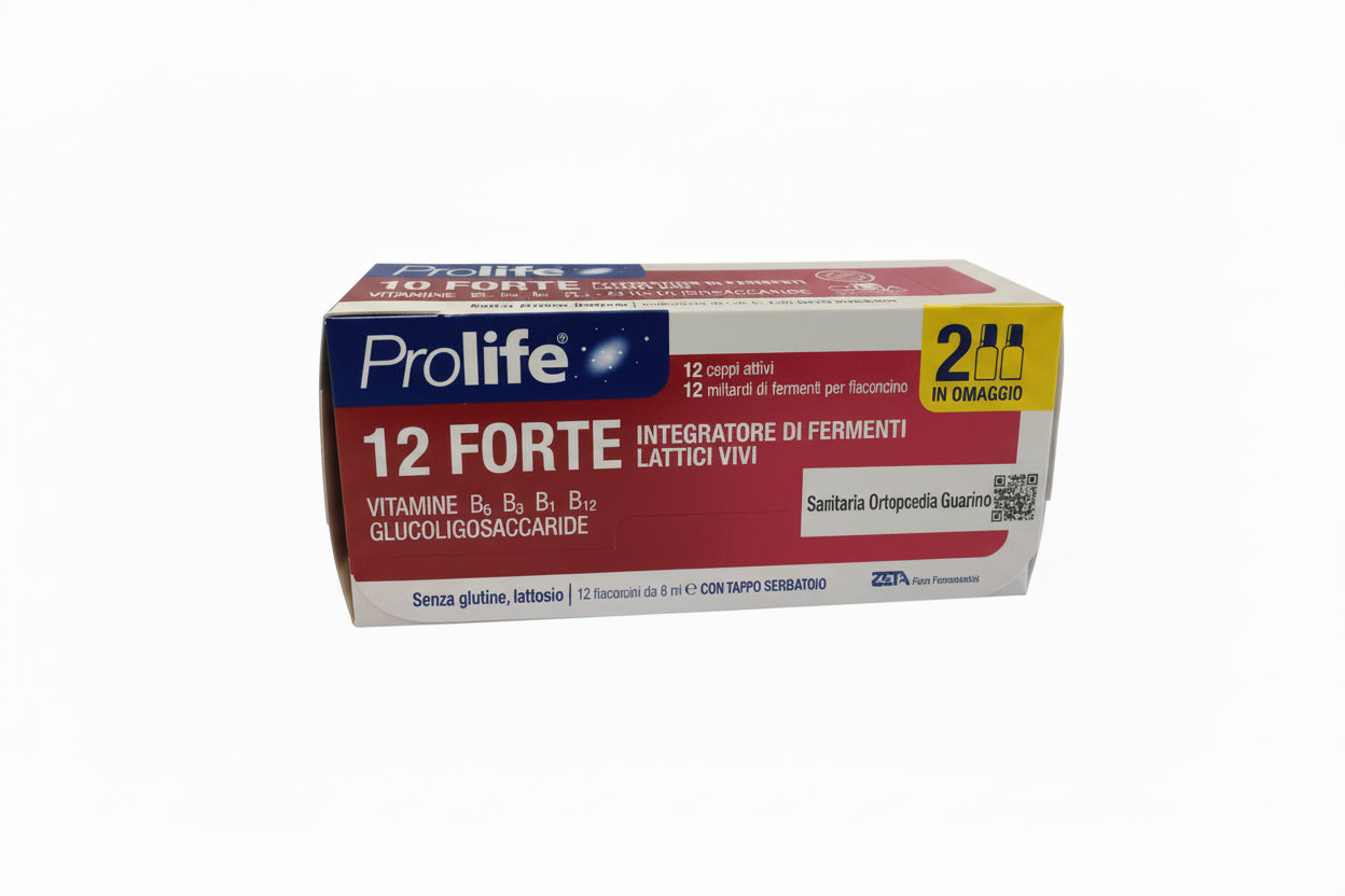 Prolife 10 Forte Fermenti Lattici Vivi 12 Flaconcini (10+2 Omaggio)