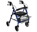 Rollator Pieghevole 4 Ruote Imbottito