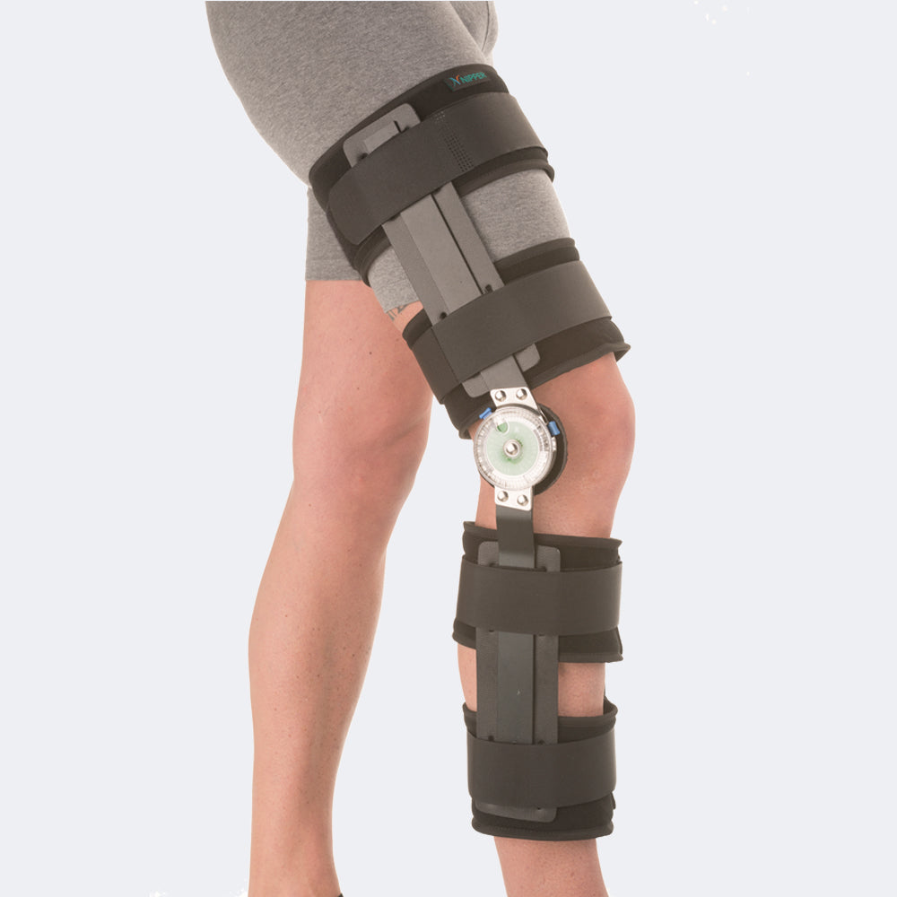 ROM 822 Ginocchiera post-operatoria scheletrica con articolazioni regolabili