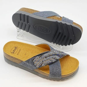 Scholl la Serena Strap Denim